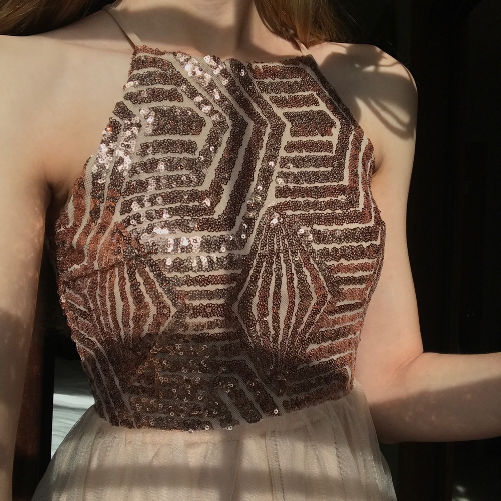 Pink Sequin Dress - Picture 2 of 8